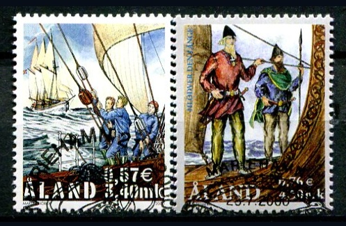 Åland Afa 177 - 78 Stemplet