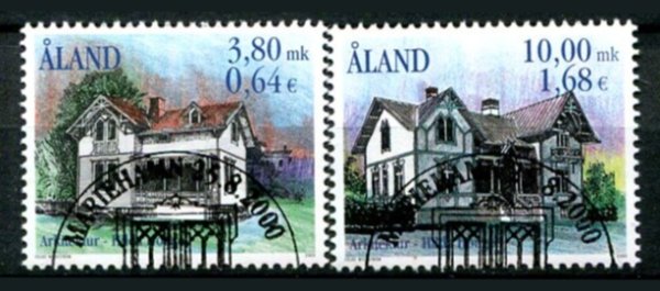 Åland Afa 179 - 80 Stemplet