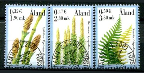 Åland Afa 183 - 85 Stemplet