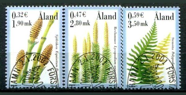 Åland Afa 183 - 85 Stemplet