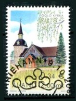 Åland Afa 197 Stemplet