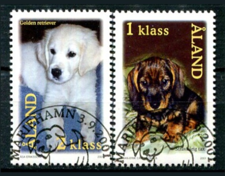 Åland Afa 195 - 96 Stemplet