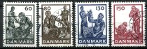 Danmark Afa 627 - 30 Stemplet