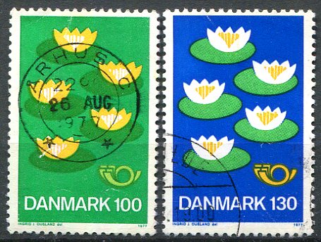 Danmark Afa 631 - 32 Stemplet