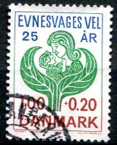 Danmark Afa 633 Stemplet