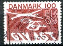 Danmark Afa 634 Stemplet