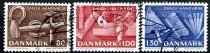 Danmark Afa 641 - 43 Stemplet