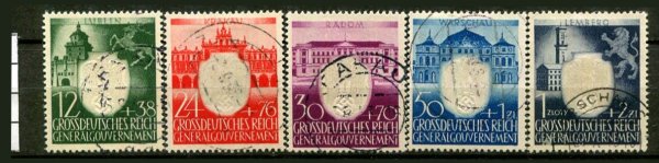 Generalgouvernement Afa 112 - 16 Stemplet