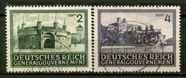 Generalgouvernement Afa 104 - 05 Stemplet