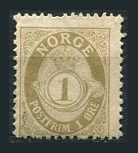 Norge Afa 52B Ustemplet
