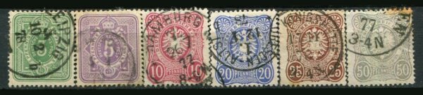 Tyske Rige Afa 31 - 37 Stemplet