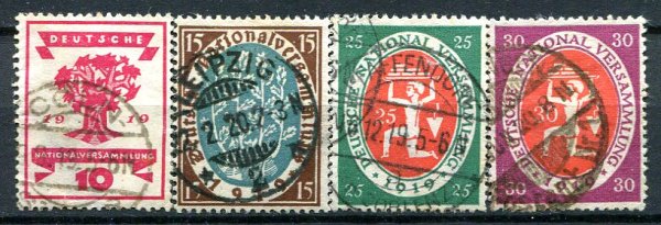 Tyske Rige Afa 107 - 10 Stemplet