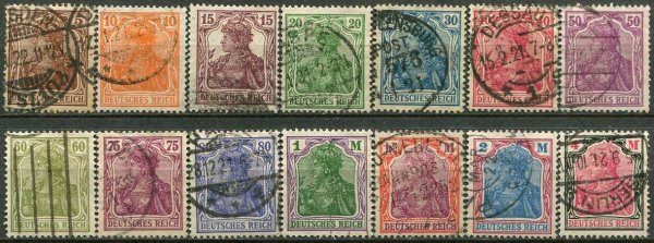 Tyske Rige Afa 140 - 53 Stemplet