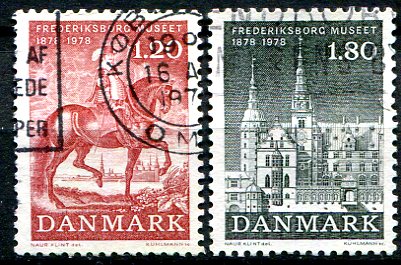 Danmark Afa 656 - 57 Stemplet
