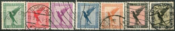Tyske Rige Afa 378 - 85 Stemplet Dog uden Afa 84