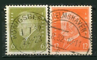 Tyske Rige Afa 460 - 61 Stemplet