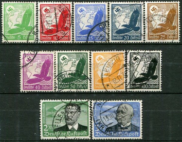 Tyske Rige Afa 524 - 34 Stemplet