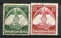 Tyske Rige Afa 581 - 82 Stemplet