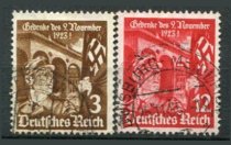 Tyske Rige Afa 593 - 94 Stemplet