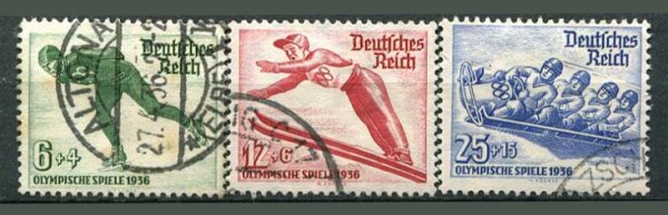 Tyske Rige Afa 595 - 97 Stemplet