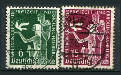 Tyske Rige Afa 617 - 18 Stemplet