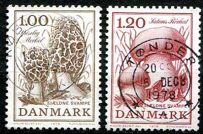 Danmark Afa 665 - 70 Stemplet