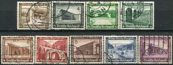 Tyske Rige Afa 629 - 37 Stemplet