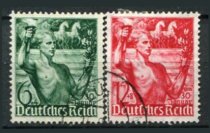 Tyske Rige Afa 655 - 56 Stemplet