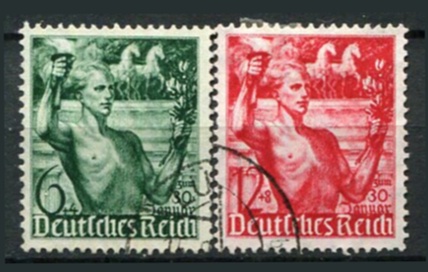 Tyske Rige Afa 655 - 56 Stemplet