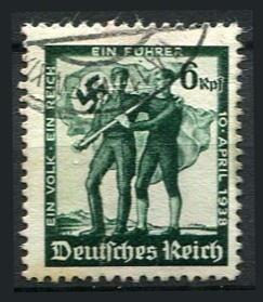 Tyske Rige Afa 658 Stemplet