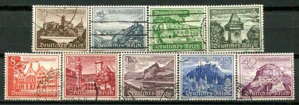 Tyske Rige Afa 725 - 33 Stemplet