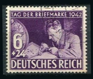 Tyske Rige Afa 802 Stemplet
