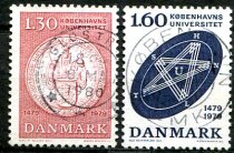 Danmark Afa 673 - 74 Stemplet