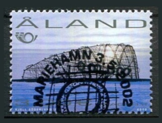 Åland Afa 207 Stemplet