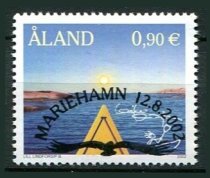 Åland Afa 209 Stemplet