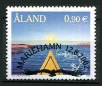 Åland Afa 209 Stemplet