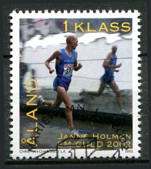 Åland Afa 213 Stemplet