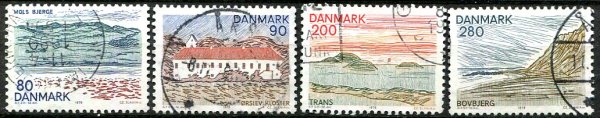 Danmark Afa 686 - 89 Stemplet