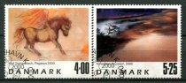 Danmark Afa 1261 - 62 Stemplet