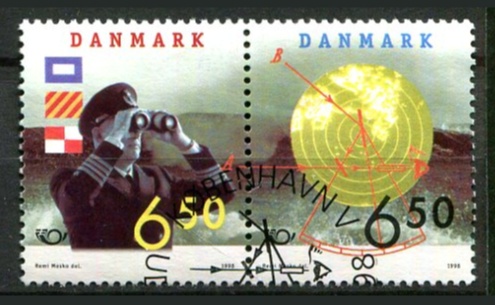 Danmark Afa 1181 - 82 Stemplet Sammentryk