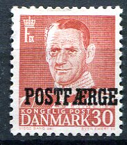 Danmark Afa 37 Ustemplet Postfærge