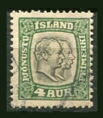 Island Afa 25 S Stemplet Variant Tjenestemærker