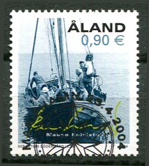 Åland Afa 234 Stemplet