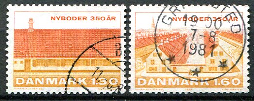 Danmark Afa 725 - 26 Stemplet