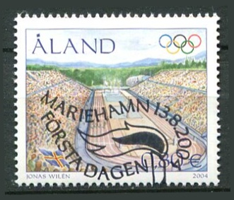 Åland Afa 240 Stemplet