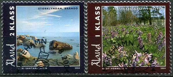 Åland Afa 241 - 42 Stemplet