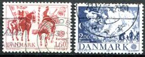 Danmark Afa 727 - 28 Stemplet