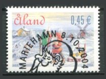 Åland Afa 243 Stemplet