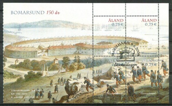 Åland Afa 236 - 39 Stemplet Miniark