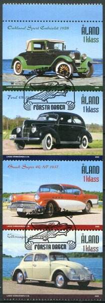 Åland Afa 247 - 50 Stemplet Sammentryk